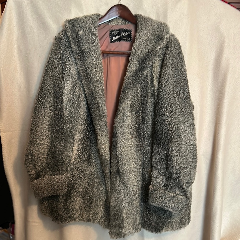 Truly vintage curly lamb coat